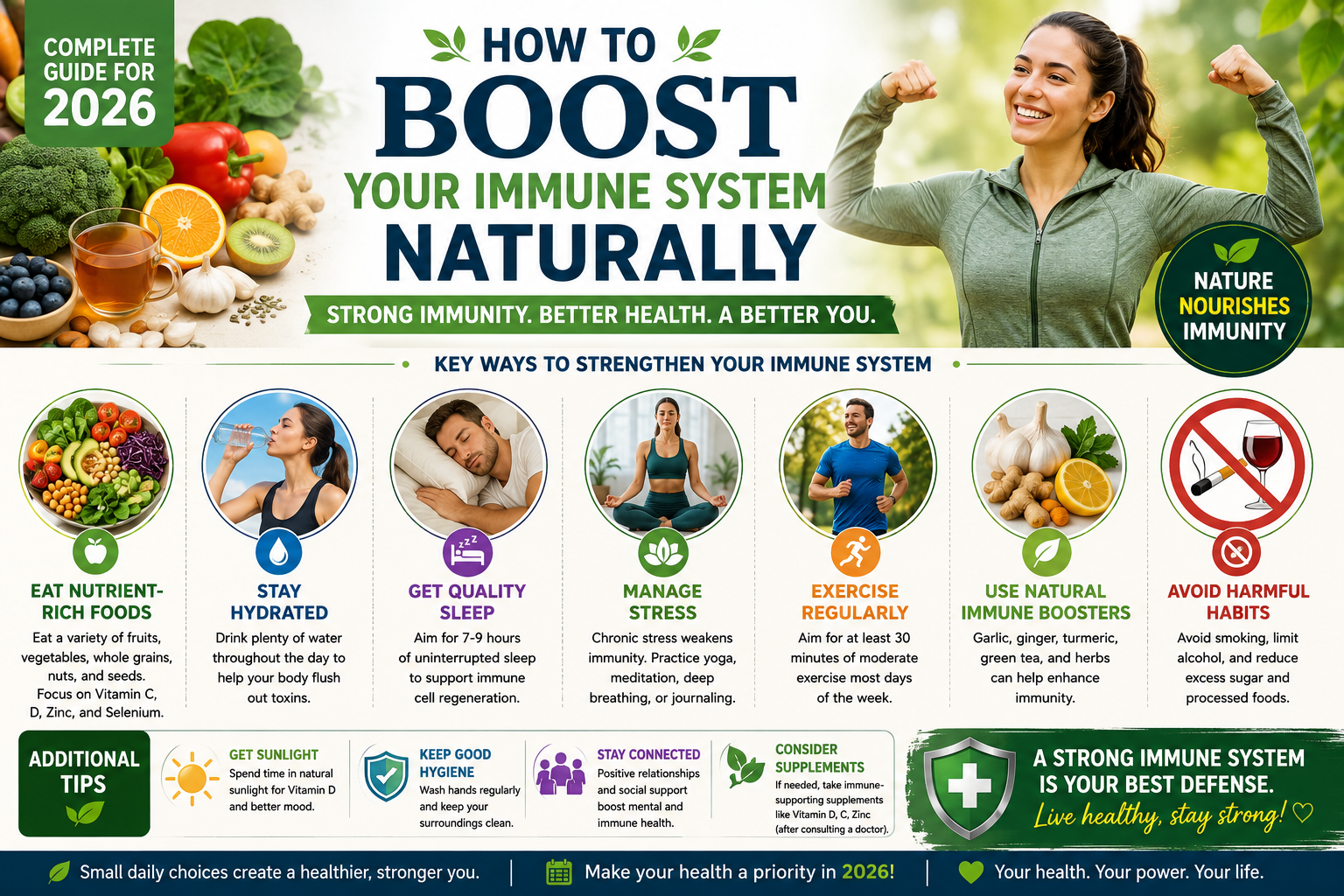 How to Boost Your Immune System Naturally: Complete Guide for 2026